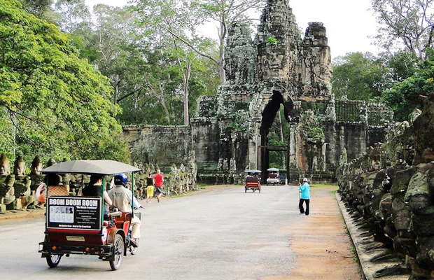 Day 13: Visit Of Angkor Thom - Bayon Temple - Terrace Of The Elephants - Angkor Wat Temple (Breakfast, Lunch)